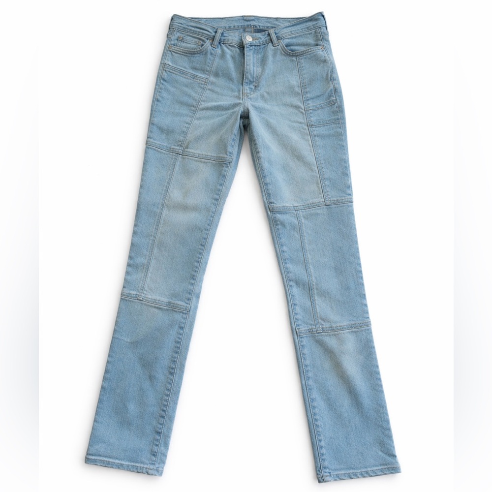 GAP Jeans 1969 patchwork denim blue size 10